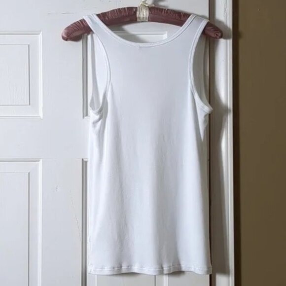 Splendid Classic Pima & Micro Modal Tank White Large - Picture 3 of 5